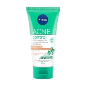 IVEA Sabonete Facial Em Gel Acne Control, 150ml, para controle da acne e limpeza profunda