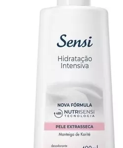 Hidratante Sensi Jequiti em um fundo branco.