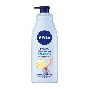 Hidratante Corporal NIVEA em um fundo branco.