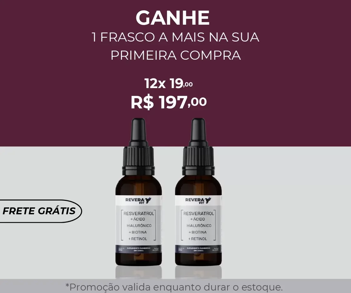 banner para celular sobre o produto reveravit em promoção.